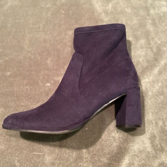 STUART WEITZMAN Suede Nay Ankle Boots - Picture 5 of 10